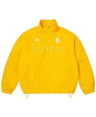 Supreme x Umbro Rhinestone Yellow Track Jacket