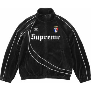 Supreme x Umbro Velour black Track Jacket