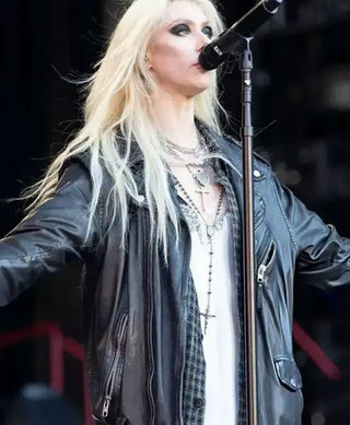 Taylor Momsen Black Layers Mercedes-Benz Stadium Jacket