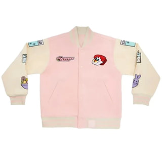 Cakeworthy The Powerpuff Girls Pink Varsity Jacket

