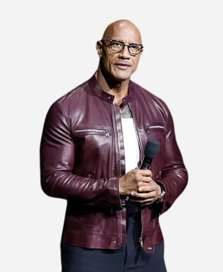 The Rock CinemaCon 2026 Leather Jacket