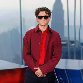 Tom Holland Brand New Day New York Photocall Red Jacket