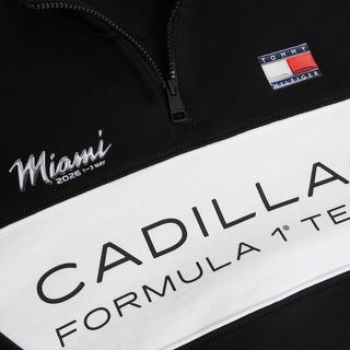 Tommy x Cadillac Hilfiger F1 Quarter Zip Team Black Sweatshirt