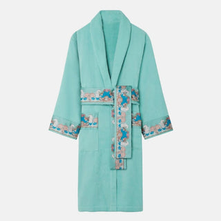 Turquoise Versace Robe