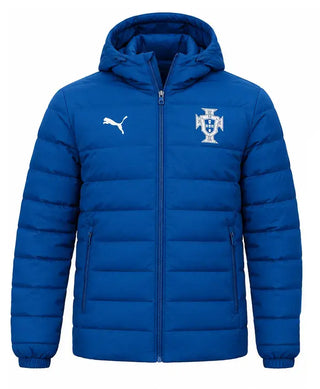 UEFA CR7 Portugal Blue Puffer Jacket