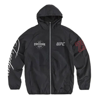 UFC Freedom 250 Black Full-Zip Windbreaker Jacket