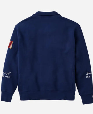 USA 250 Quarter-Zip Navy Blue Sweatshirt