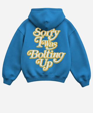 Seen x Chargers Sorry I Was Bolting Up Blue Hoodie