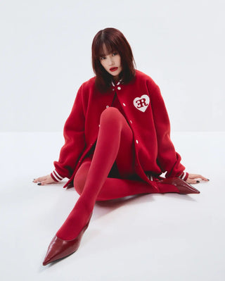 Verdy x ER Red Varsity Jacket For Men & Women