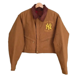 Vintage Carhartt NY Yankees Crop Jacket