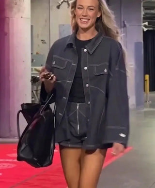 WNBA Sophie Cunningham Fever vs Liberty Blue Jacket