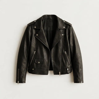 Willy Chavarria x Becky G UGG  Biker Leather Jacket For Women
