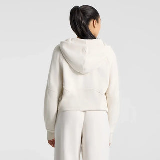 Women's Philadelphia Phillies lululemon Light Ivory Scuba Oversized Half-Zip Hoodie
