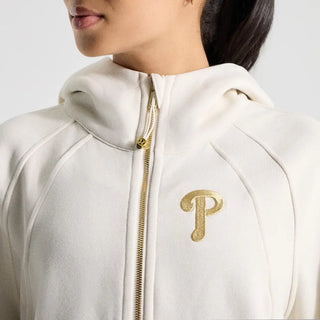 Women's Philadelphia Phillies lululemon Light Ivory Scuba Oversized Hoodie
