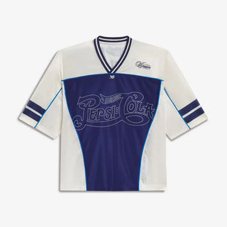 Women's Cream Pepsi Cola V-Neck Jersey