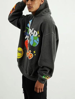 World Full Of Love Pull Over Hoodie