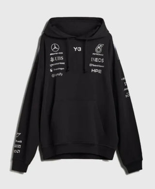 Y-3 x Mercedes-AMG F1 Black Hoodie