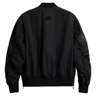 Zuffa Boxing Full-Zip Bomber Black Jacket