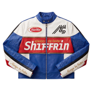 Mikaela Shiffrin Barilla F1 Miami GP Leather Jacket