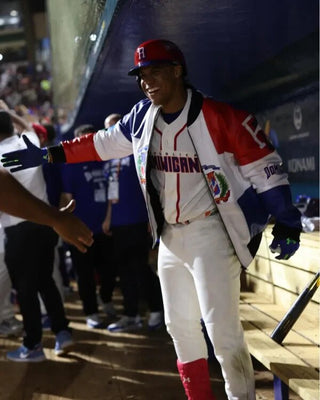 buy Team Dominican Republic Home Run Leather Jacket
