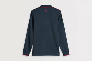 Arsenal x SPZL Long Sleeved Blue Polo Shirt 