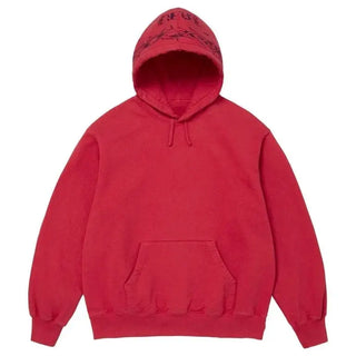 Supreme Forever Red Hooded Sweatshirt For Men & Women