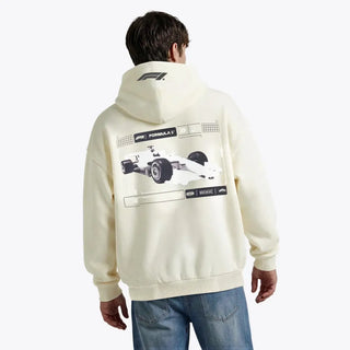 Formula 1 Elements Graphic White Hoodie