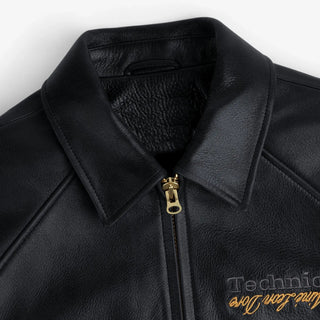 Aimé Leon Dore ALD Technics Varsity Leather Jacket