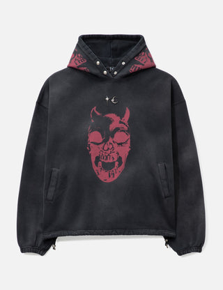 THUG CLUB Riding Skull Hoodie