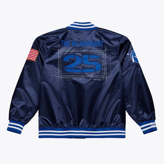 Jay-Z The Blueprint x NY Yankees Navy Satin Jacket