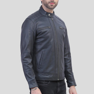 distressed Quilted jacket