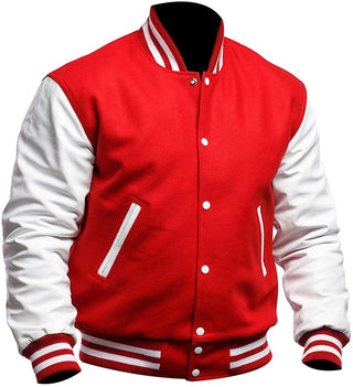 Red And White Varsity Jacket