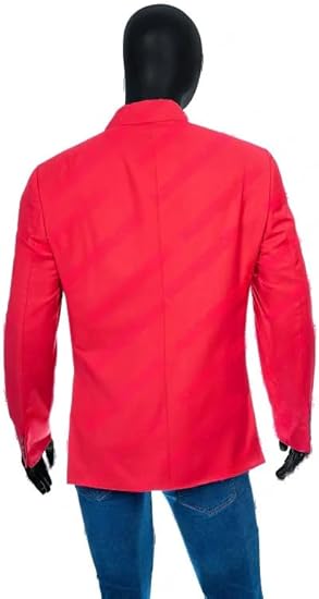 Canadian Singer The Blinding Lights Red Blazer