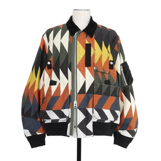 sacai x A.P.C. Quilts Zip Blouson Jacket For Men & Women