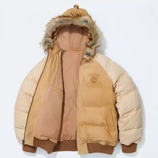 Supreme x Timberland Suede Puffer Jacket
