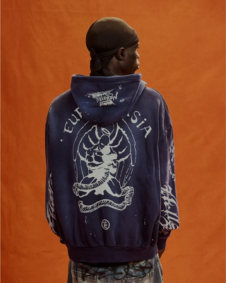 shop 2Pac x Hellstar Midnight Makaveli Hoodie