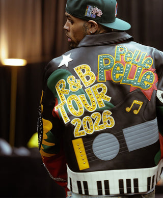 shop Chris Brown Bespoke Pelle Pelle leather Jacket