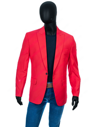 the weeknd red jacket