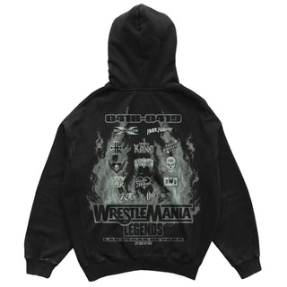 WWE x XO LEGENDS Black Hoodie